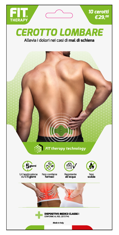 FIT THERAPY CEROTTO LOMBARE 10 PEZZI - Farmastop