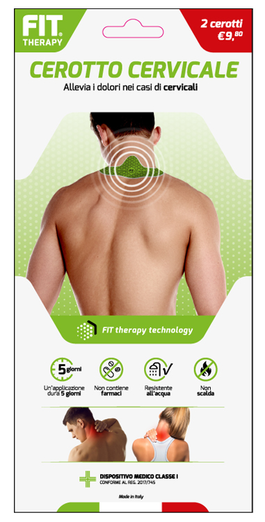 FIT THERAPY CEROTTO CERVICALE 2 PEZZI - Farmastop