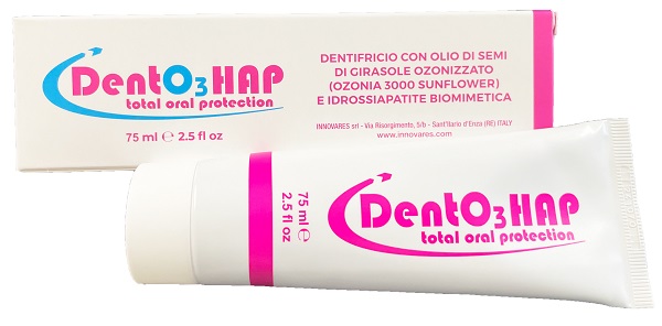 DENTO3 HAP DENTIFRICIO OZONO E IDROSSIAPATITE 75 ML - Farmastop