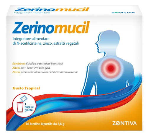 ZERINOMUCIL 10 BUSTINE 3,6 G - Farmastop
