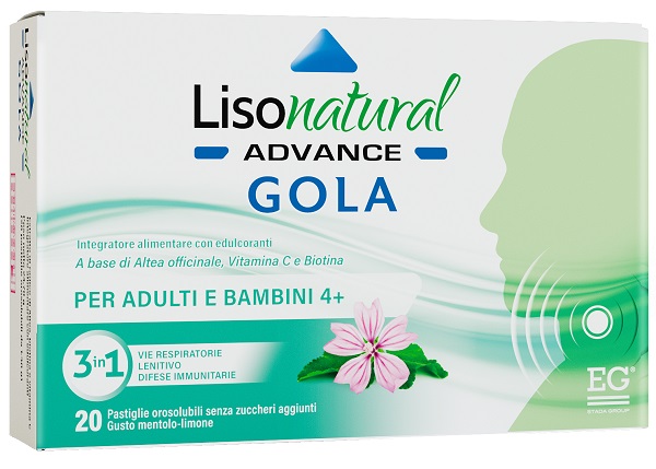 LISONATURAL ADVANCE GOLA 20 PASTIGLIE - Farmastop