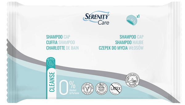 SERENITY CARE CUFFIA SHAMPOO CAPELLI ADATTA A PERSONE CON RIDOTTA MOBILITA' - Farmastop