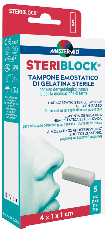MASTER-AID STERIBLOCK TAMPONE EMOSTATICO - Farmastop