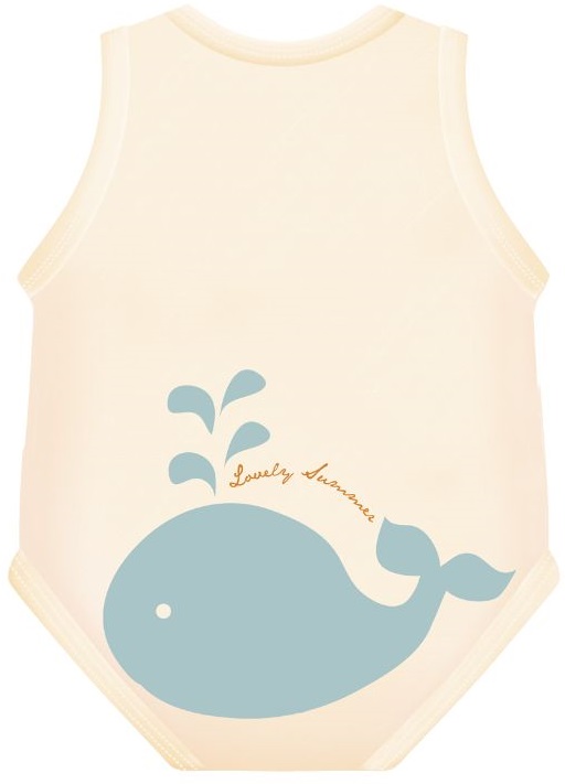 BODY 0-36M BIO COTTON SUMMER BALENA - Farmastop