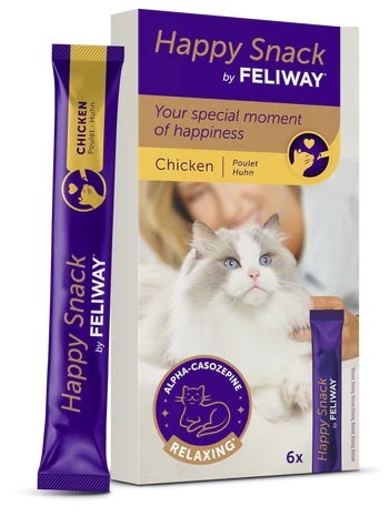 FELIWAY HAPPY SNACK CHICKEN 6 STICKS - Farmastop