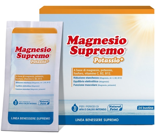 MAGNESIO SUPREMO POTASSIO+ 24 BUSTINE - Farmastop