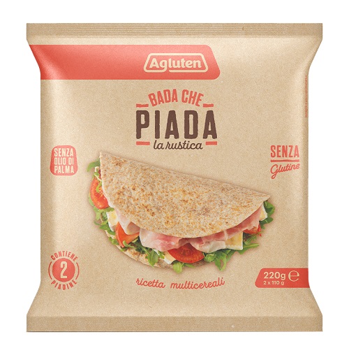 AGLUTEN BADA CHE PIADA LA RUSTICA 220 G - Farmastop