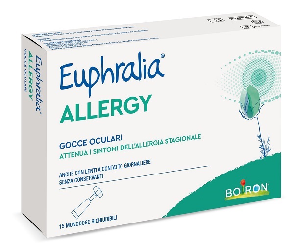 GOCCE OCULARI EUPHRALIA ALLERGY 15 MONODOSE - Farmastop