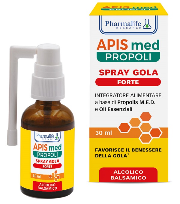 APIS MED PROPOLI SPRAY GOLA FORTE 30 ML - Farmastop