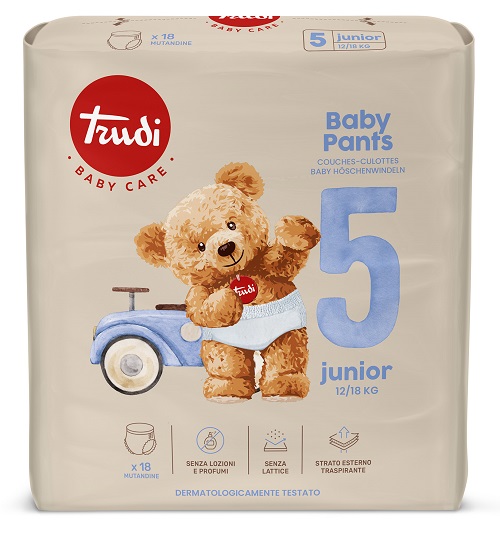 TRUDI BABY PANTS JUNIOR 12/18 KG 18 PEZZI - Farmastop