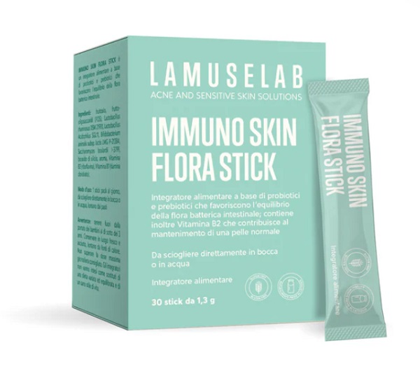 LAMUSELAB IMMUNO SKIN FLORA STICK 30 BUSTINE - Farmastop