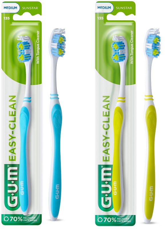 GUM EASY CLEAN TOOTHBRUSH - Farmastop