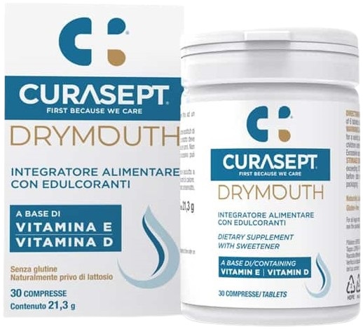 CURASEPT DRYMOUTH 30 COMPRESSE - Farmastop