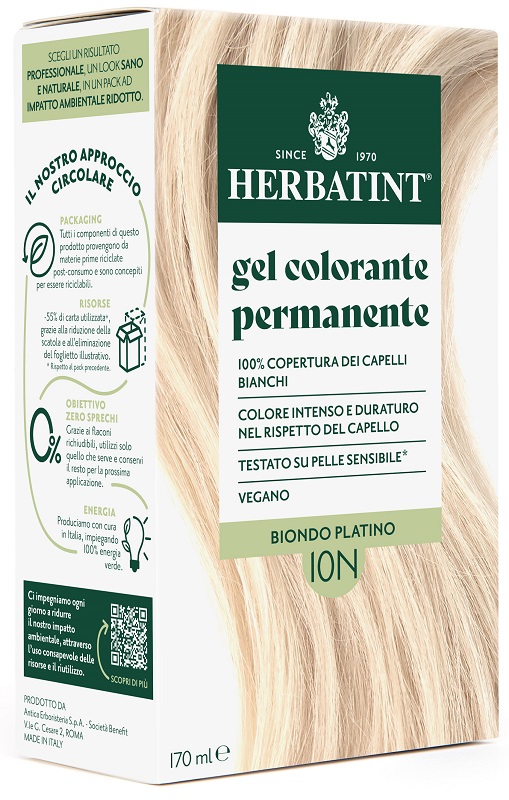 HERBATINT 10N BIONDO PLATINO 170 ML - Farmastop
