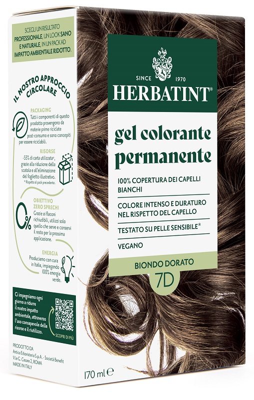 HERBATINT 7D BIONDO DORATO 170 ML - Farmastop