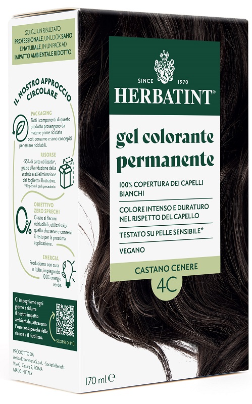 HERBATINT 4C CASTANO CENERE 170 ML - Farmastop