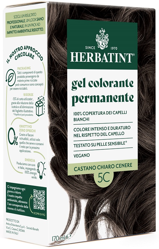 HERBATINT 5C CASTANO CHIARO CENERE 170 ML - Farmastop