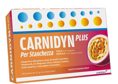 CARNIDYN PLUS 20 BUSTINE DA 5,3 G GUSTO PASSION FRUIT - Farmastop