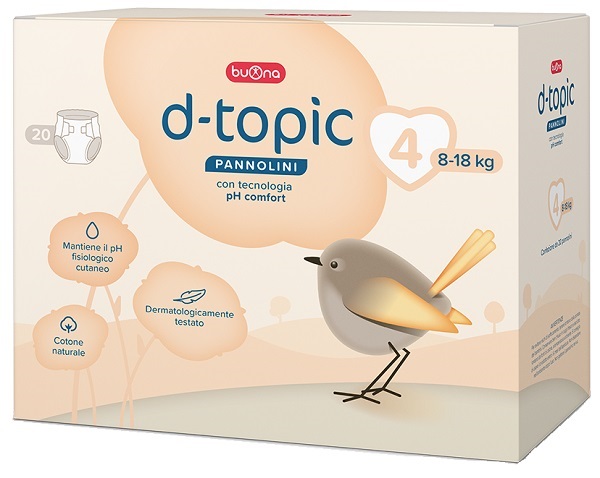 D-TOPIC PANNOLINI TAGLIA 4 20 PEZZI - Farmastop