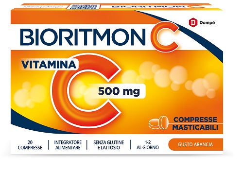 BIORITMON C 500MG VITAMINA C 20 COMPRESSE MASTICABILI - Farmastop