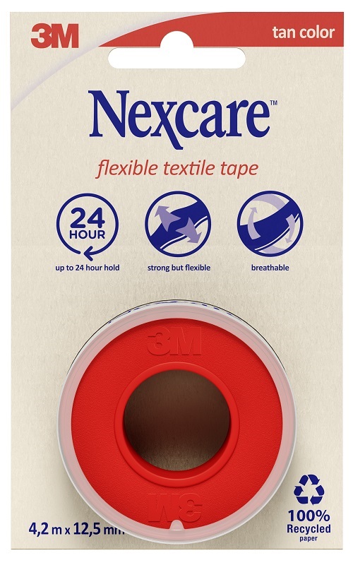CEROTTO NEXCARE FLEXIBLE TEXTILE TAPE M 4,2X12,5 MM - Farmastop