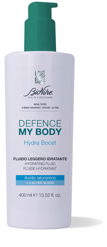 DEFENCE MY BODY HYDRABOOST FLUIDO LEGGERO IDRATANTE 400 ML - Farmastop