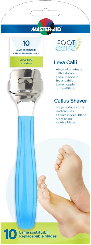 MASTER-AID FOOTCARE LEVACALLI + 10 LAME RICAMBIO - Farmastop