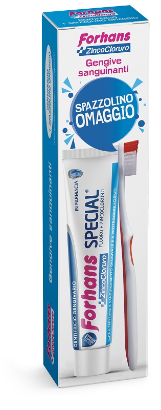 FORHANS DENTIFRICIO SPECIAL + SPAZZOLINO - Farmastop