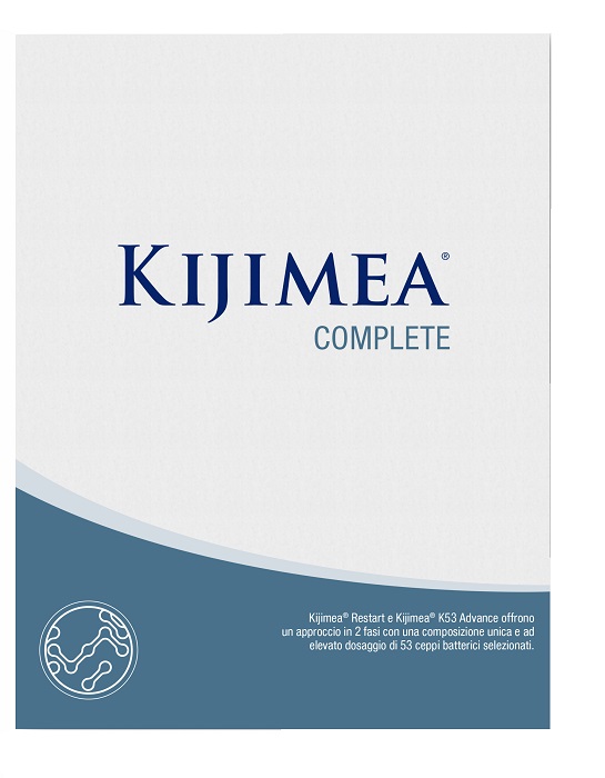 KIJIMEA COMPLETE KIJIMEA RESTART 27 CAPSULE DA 0,29 G + KIJIMEA 53 ADVANCE 84 CAPSULE DA 0,26 G - Farmastop
