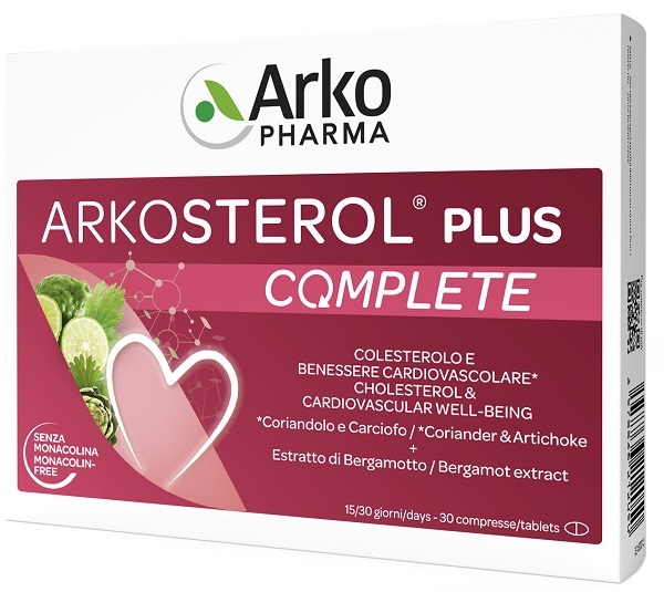 ARKOSTEROL PLUS COMPLETE 30 COMPRESSE - Farmastop