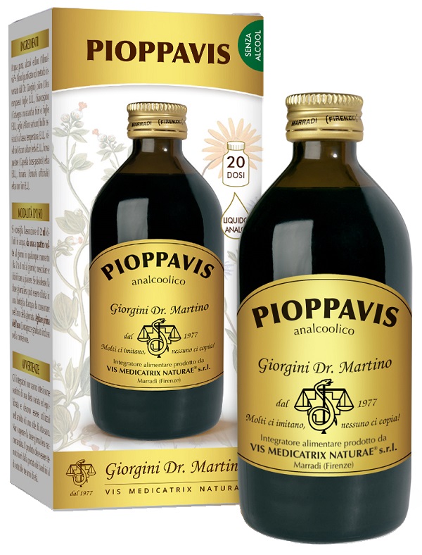 PIOPPAVIS LIQUIDO ANALCOOLICO 200 ML - Farmastop