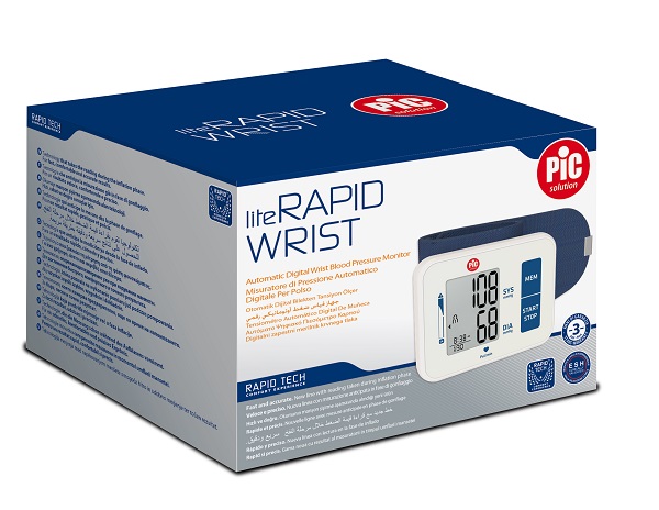MISURATORE PRESSIONE AUTOMATICO PIC LITERAPID WRIST - Farmastop