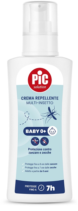 PIC SOLUTION CREMA REPELLENTE MULTI-INSETTO BABY 0+ 100 ML - Farmastop