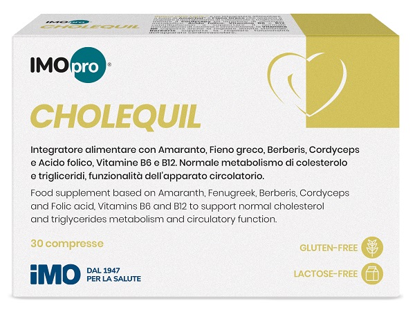 IMOPRO CHOLEQUIL 30 COMPRESSE NUOVA FORMULAZIONE - Farmastop