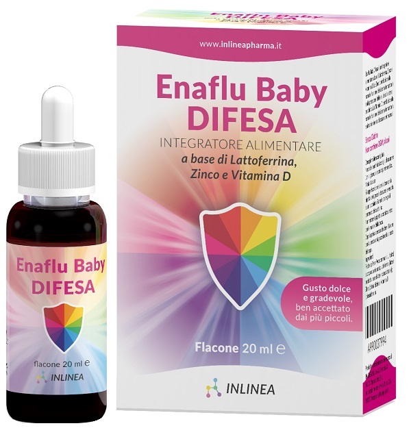 ENAFLU BABY DIFESA GOCCE 20 ML GUSTO DOLCE SENZA GLUTINE - Farmastop