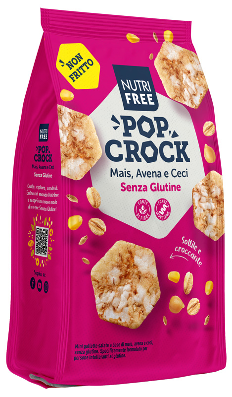 NUTRIFREE POP CROCK MAIS AVENA E CECI 60 G - Farmastop