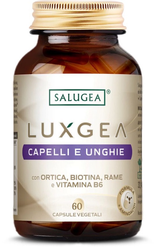 LUXGEA CAPELLI E UNGHIE SALUGEA 60 CAPSULE VEGETALI SENZA GLUTINE SENZA LATTOSIO - Farmastop