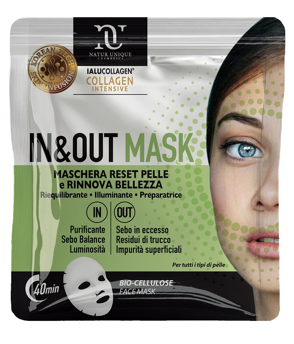 NATUR UNIQUE IALUCOLLAGEN COLLAGEN INTENSIVE IN & OUT MASK 26 G - Farmastop