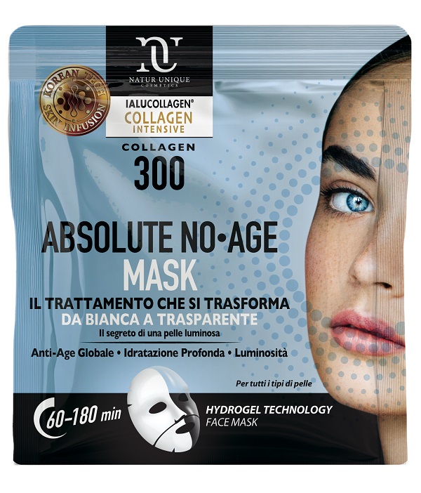 NATUR UNIQUE IALUCOLLAGEN COLLAGEN INTENSIVE COLLAGEN 300 ABSOLUTE NO AGE MASK 34 G - Farmastop