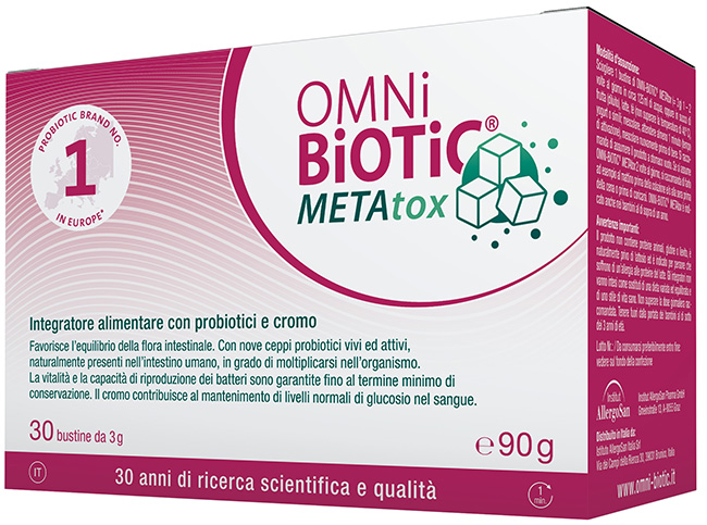 OMNI BIOTIC METATOX 30 BUSTINE 3 G SENZA GLUTINE SENZA LATTOSIO - Farmastop