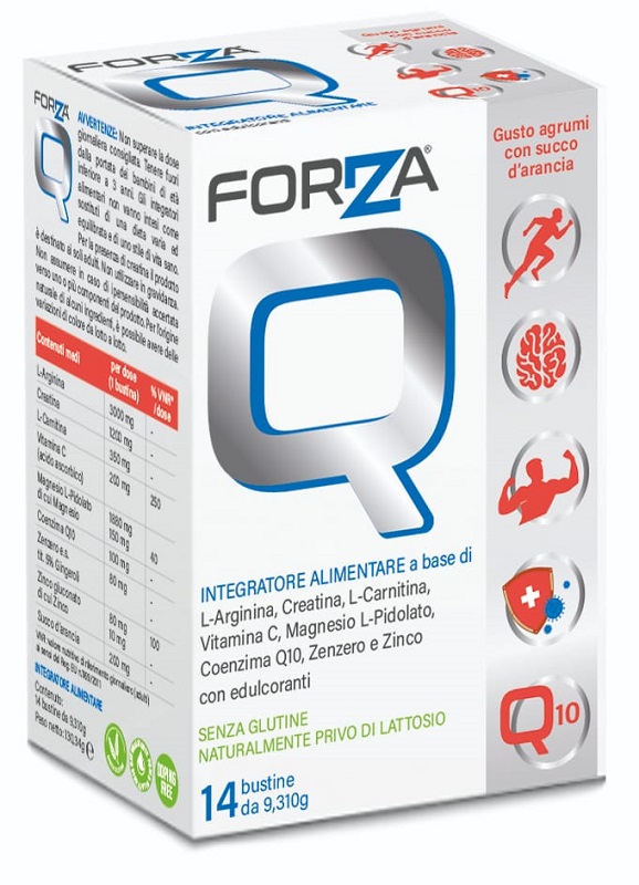 FORZA Q 14 BUSTINE CON EDULCORANTI SENZA GLUTINE NATURALMENTE PRIVO DI LATTOSIO - Farmastop