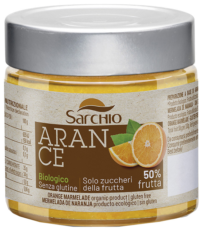 SARCHIO COMPOSTA DI ARANCE BIOLOGICO SENZA GLUTINE 250 G - Farmastop