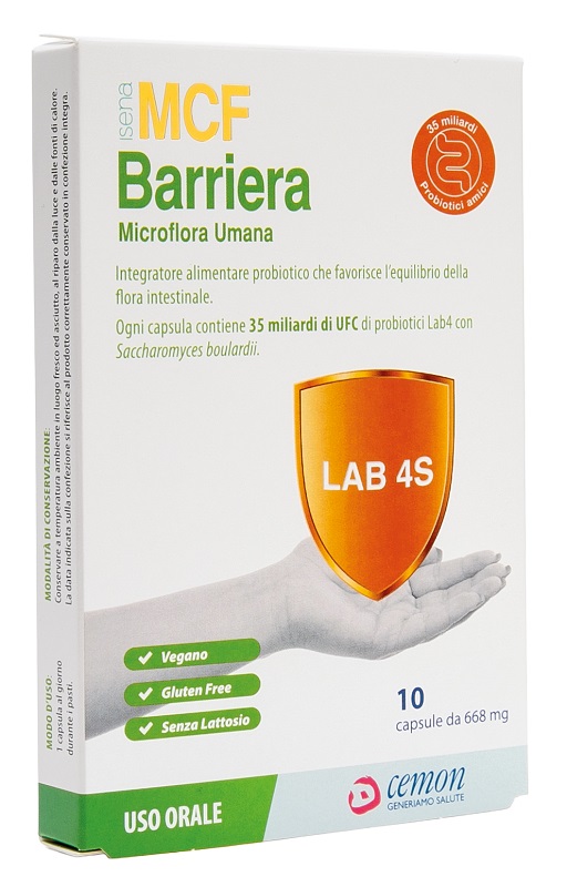 MCF BARRIERA 10 CAPSULE SENZA GLUTINE E LATTOSIO - Farmastop
