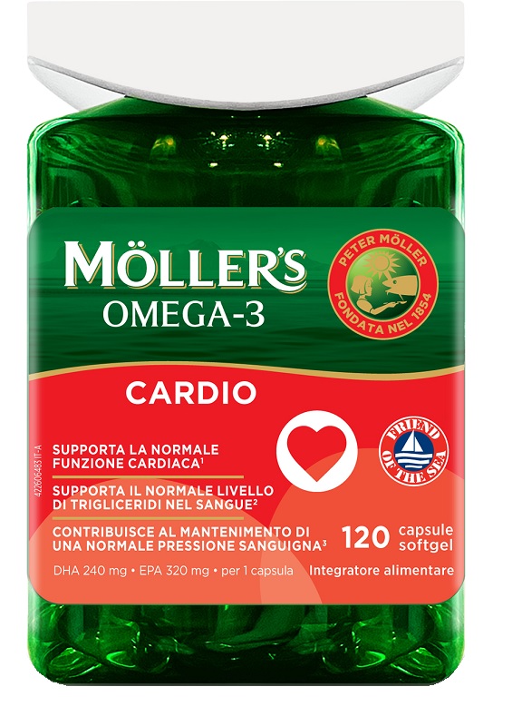 MOLLER'S OMEGA 3 CARDIO 110 SOFTGEL - Farmastop